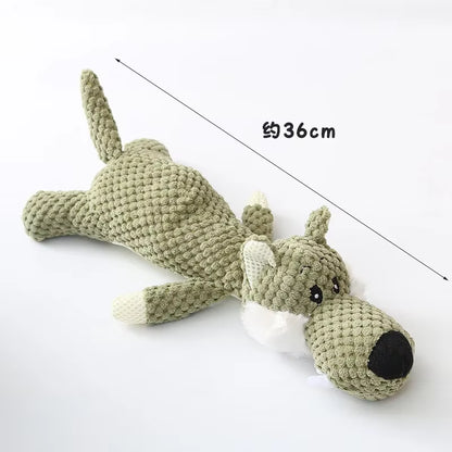 Squeaky Animal Plush Toys – Fun, Teething & Tooth-Cleaning in One